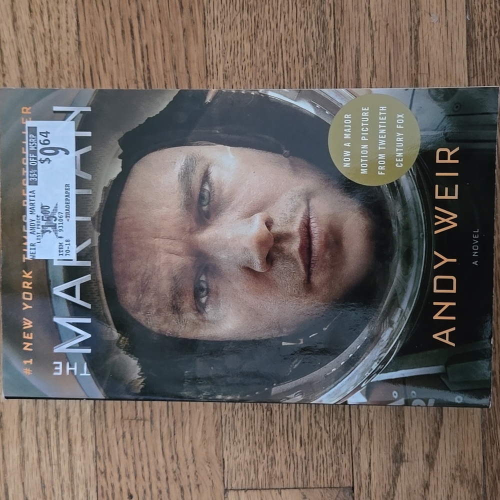 The Martian by Andy Weir Paperback